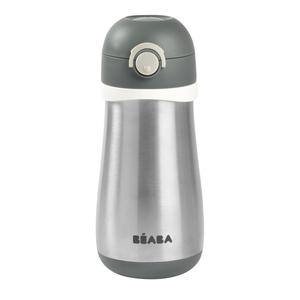 Stainless steel bottle 350 ml mineral grey