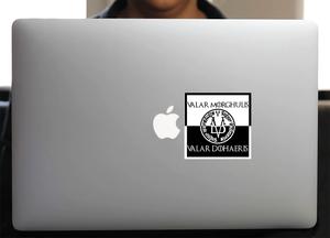 Sticker Valar Morghulis - Valar Dohaeris , GOT