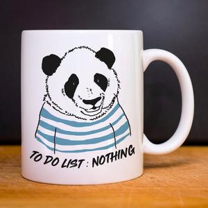 Mug To Do List : Nothing - Blanc - Taille TU