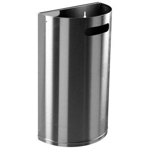 Corbeille décrochable murale 40L - Inox AISI 304