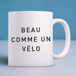 Mug Beau Comme Un Vélo - Blanc - Taille TU