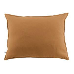 HEDDA - Taie d'Oreiller 50x70cm Flanelle de Coton Coloris Camel