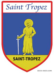 Sticker, Blason de SAINT TROPEZ