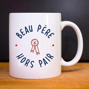 Mug Beau Père Hors Pair - Blanc - Taille TU