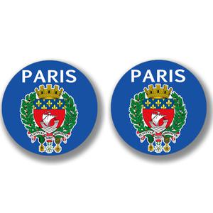 2 badges adhésifs, 75 PARIS