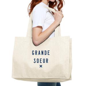 Grand Cabas Grande Sœur X Cœur Waf - Naturel - Taille TU