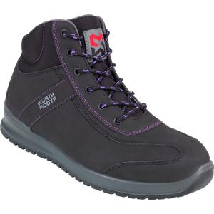 Chaussures de sécurité montantes femme Carina S3 Würth MODYF noires/violettes