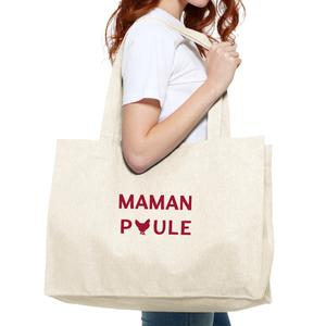 Grand Cabas Maman Poule 2 Waf - Naturel - Taille TU