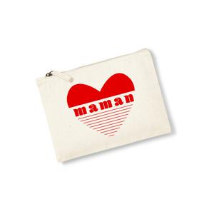 Trousse Maman Cœur Rouge - Naturel - Taille TU