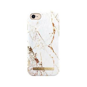 iDeal Of Sweden - Coque Rigide Fashion Carrara Gold - Couleur : Blanc - Modèle : iPhone 6