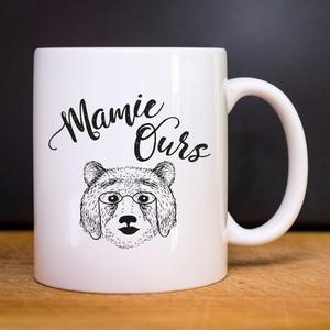 Mug Mamie Ours - Blanc - Taille TU