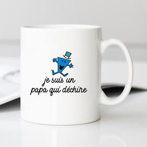 Mug Je Suis Un Papa Qui Dechire Coeur - Blanc - Taille TU