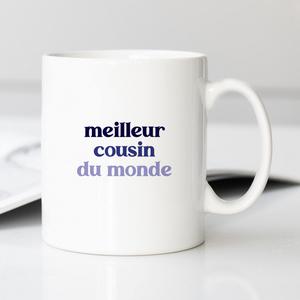 Mug Meilleur Cousin Du Monde - Blanc - Taille TU