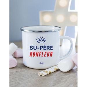 Mug Metal Su Père Ronfleur - Blanc - Taille TU