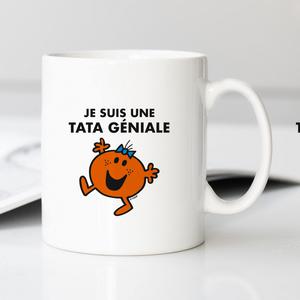 Mug Je Suis Une Tata Geniale - Blanc - Taille TU