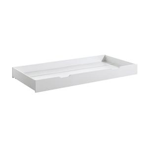 ARKAN - Tiroir pour Lit 90x200cm en Pin Massif Blanc